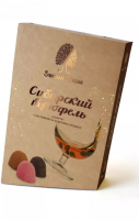 "Сибирский кедр" Конфеты Сибирский трюфель ассорти с кедровой настойкой, 100 г  